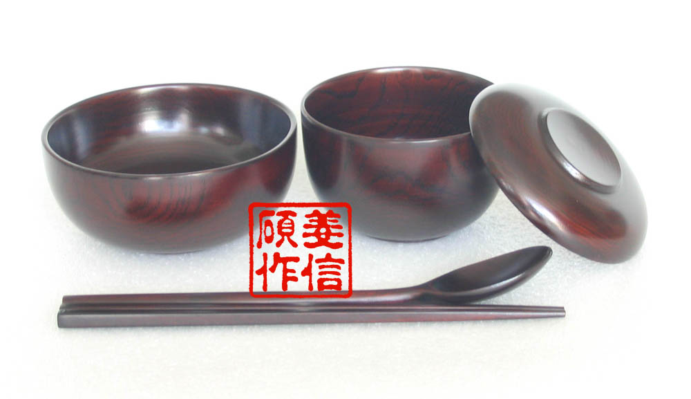 밤색투명옻칠15회(주발세트)